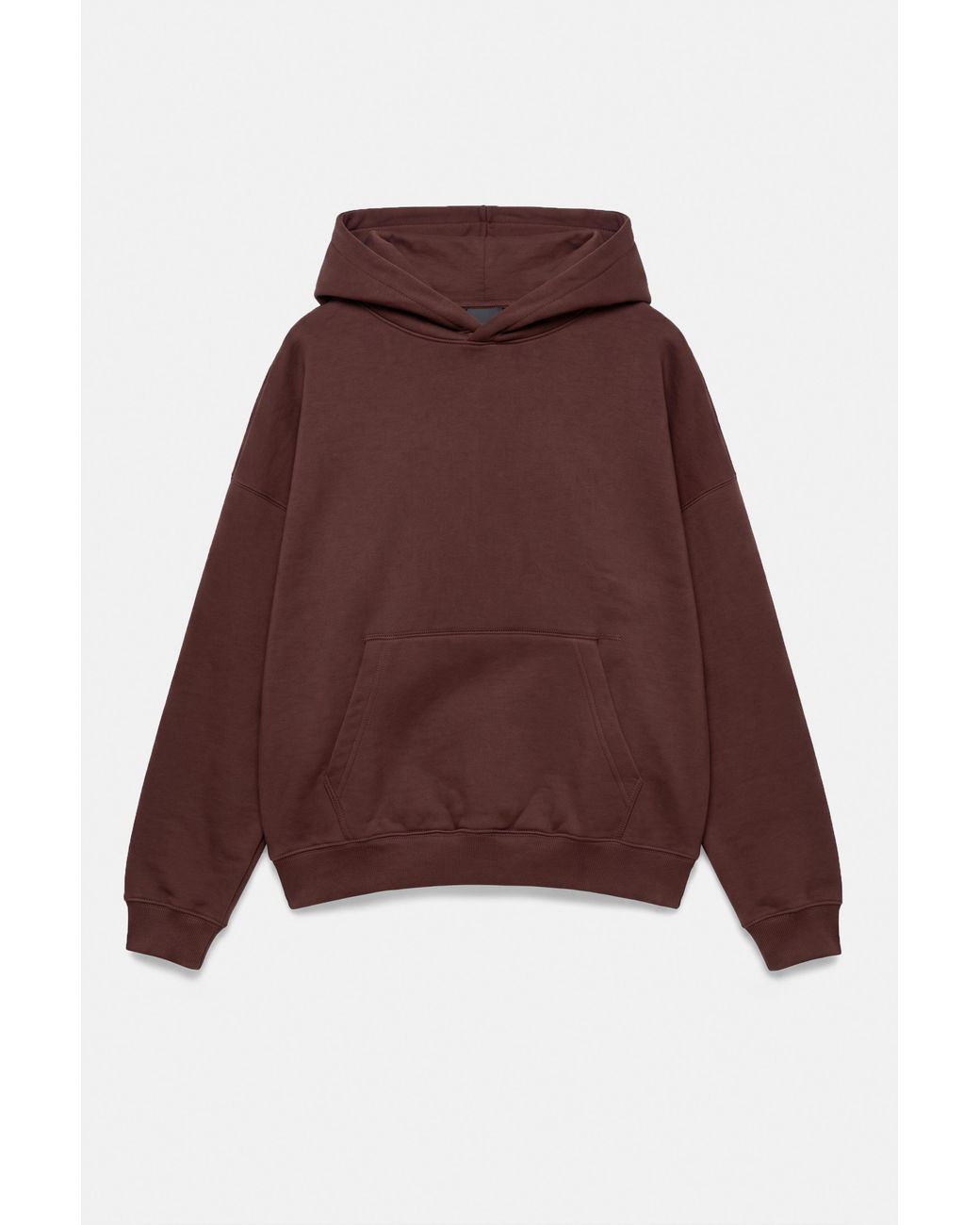 Pull&Bear Blue Boxy Fit Hoodie for men