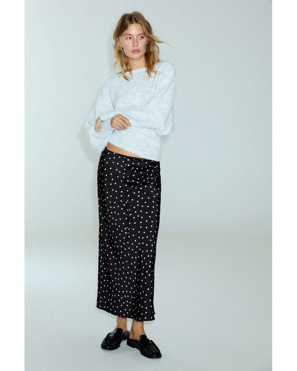 Pull&Bear Gray Midirock