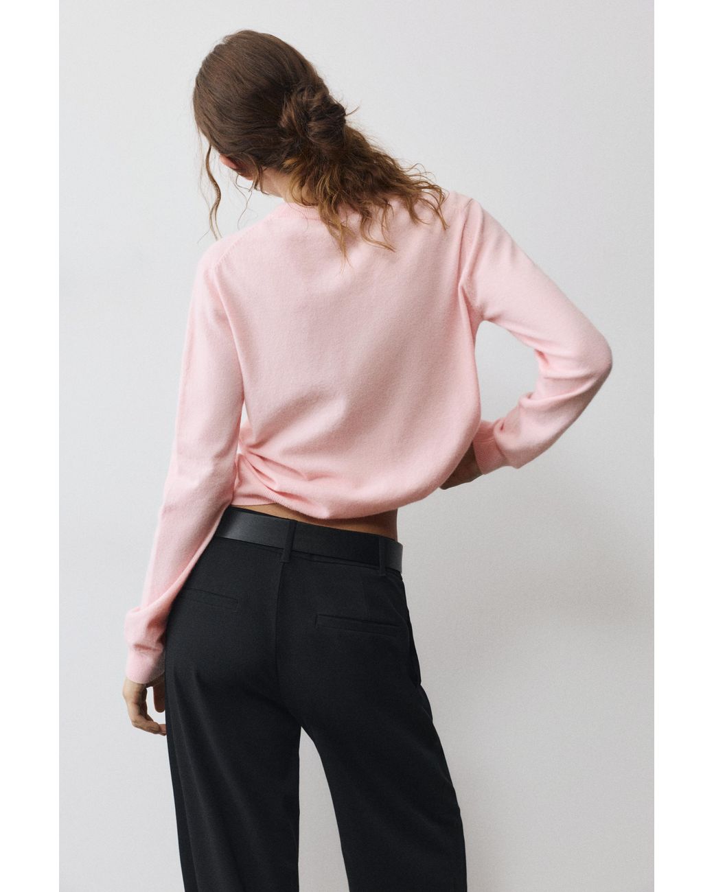 Pull&Bear Pink Basic Soft Knit Jumper