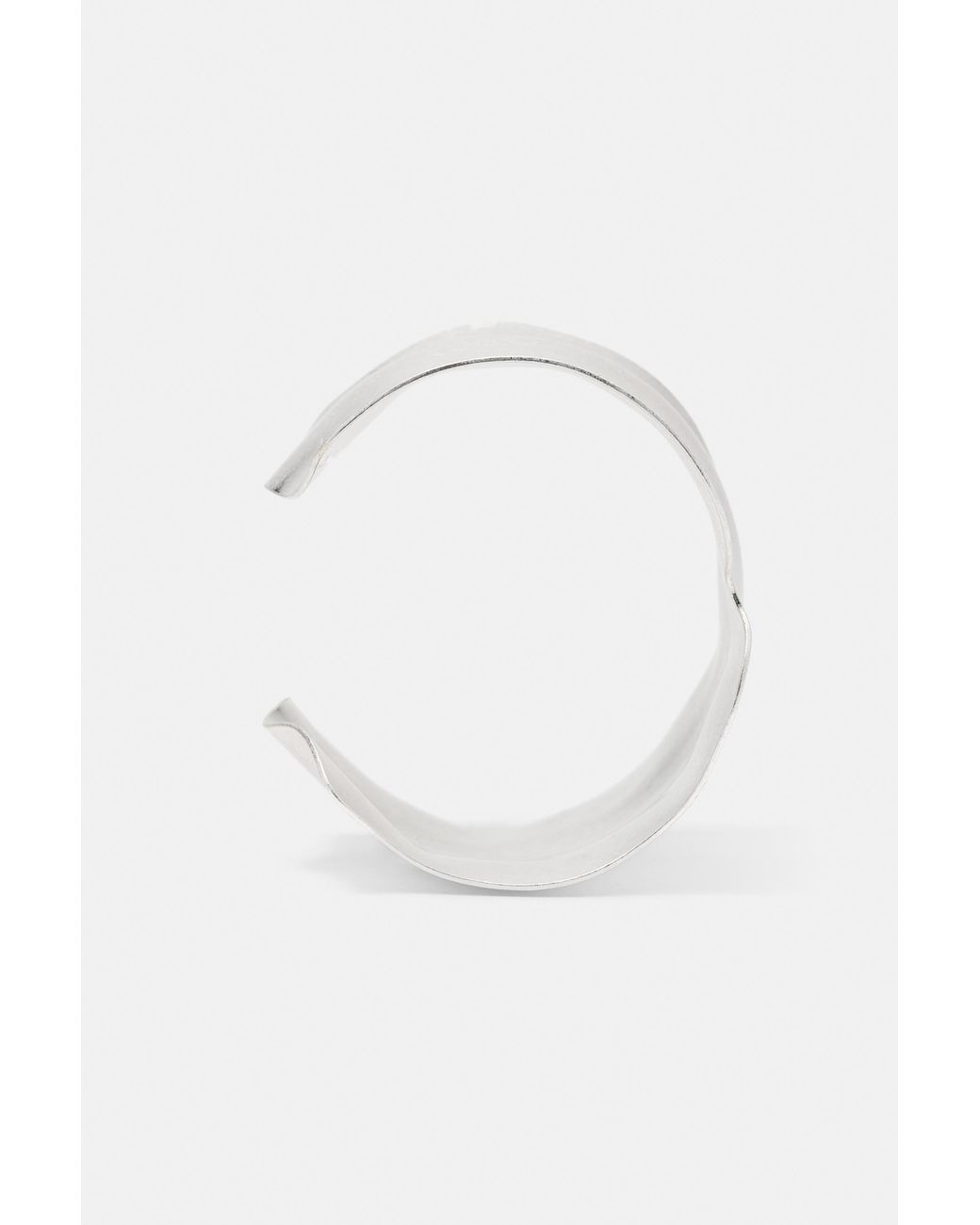 Pull&Bear Metallic Irregular Rigid Arm Cuff