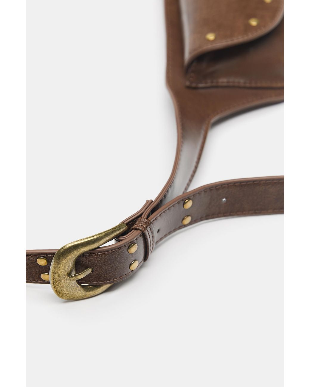 Marsupio Borchie di Pull&Bear in Gray