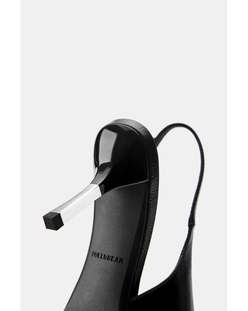 Pull&Bear Green Detail Heeled Shoes