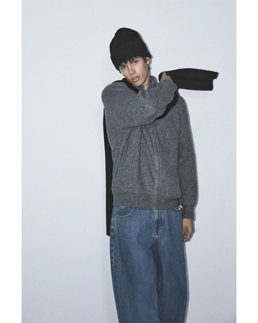 Sciarpa Basic di Pull&Bear in Black da Uomo