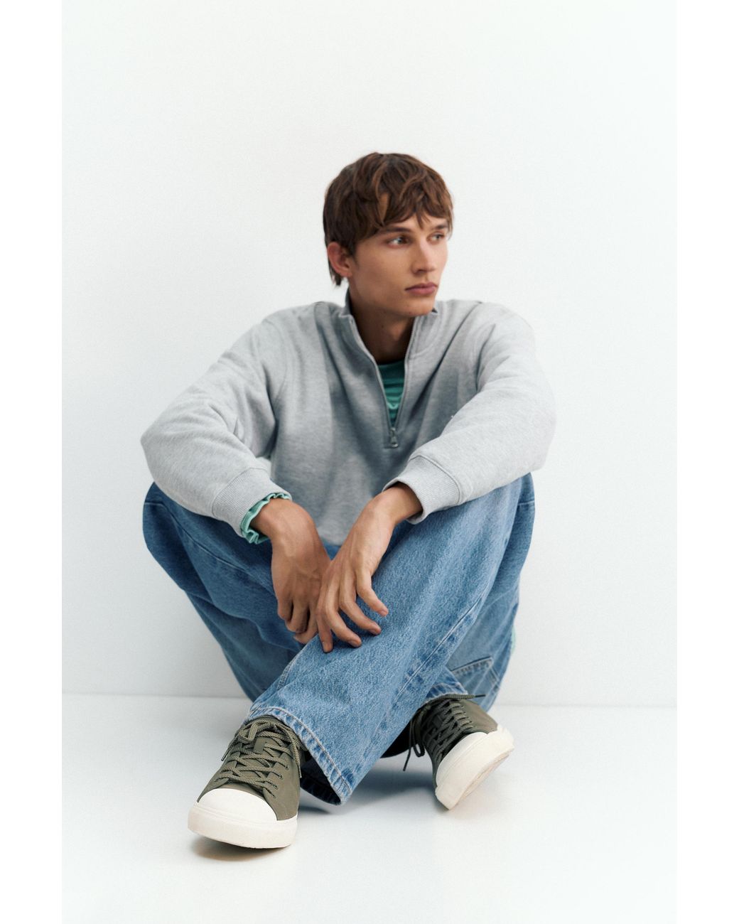 Pull&Bear Blue Casual Trainers for men