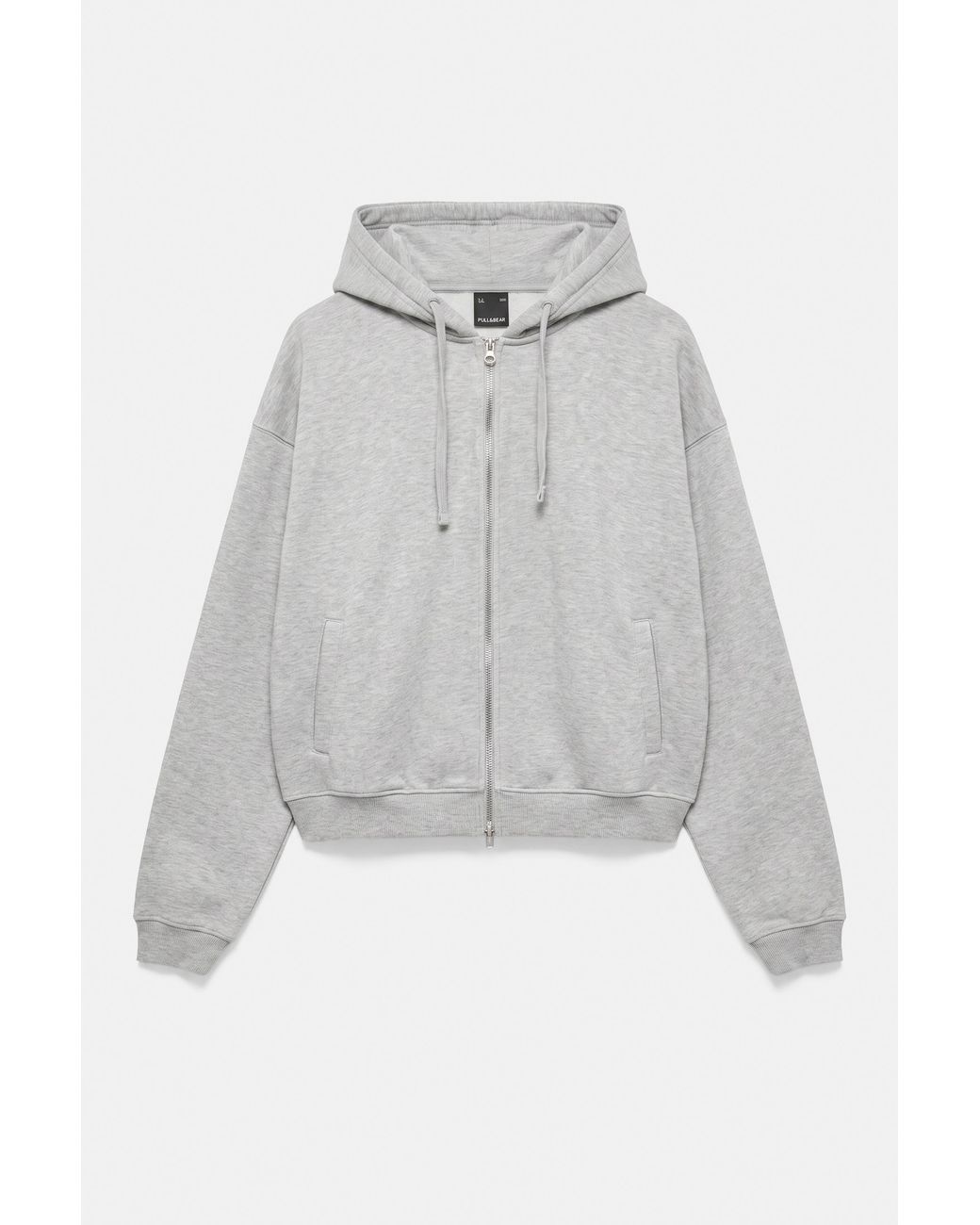 Pull&Bear Capuchonsweater Met Rits in het Gray voor heren