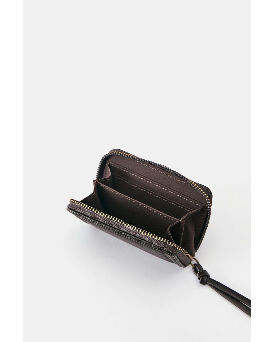 Porte-Monnaie Effet Usé Pull&Bear en coloris Black