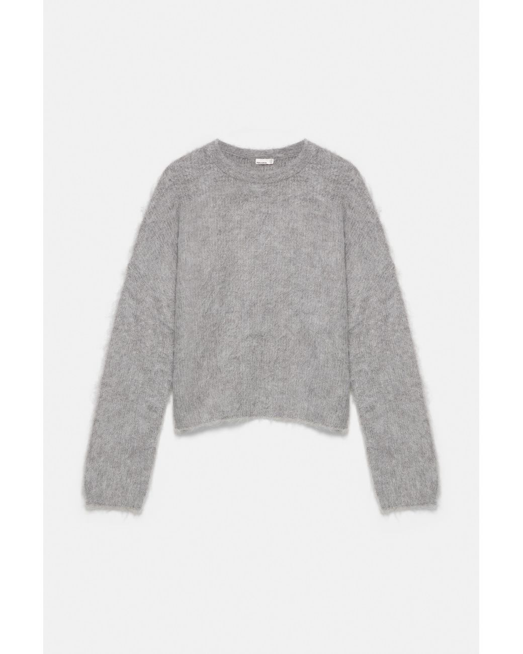 Pull&Bear Gray Soft-Touch Knit Jumper