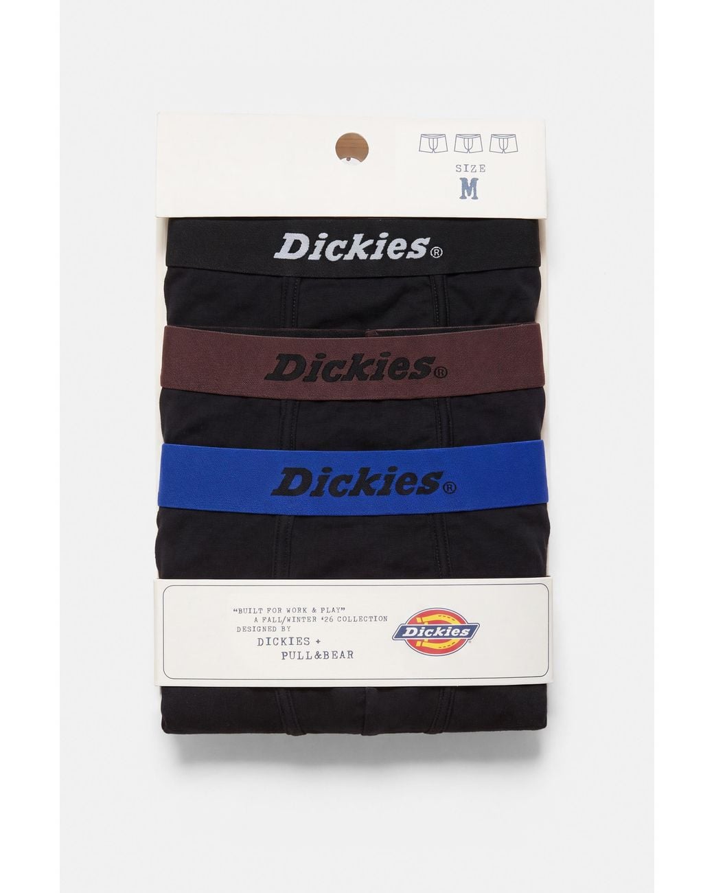 Pull&Bear 3-Pack Dickies Boxershorts in het Blue voor heren
