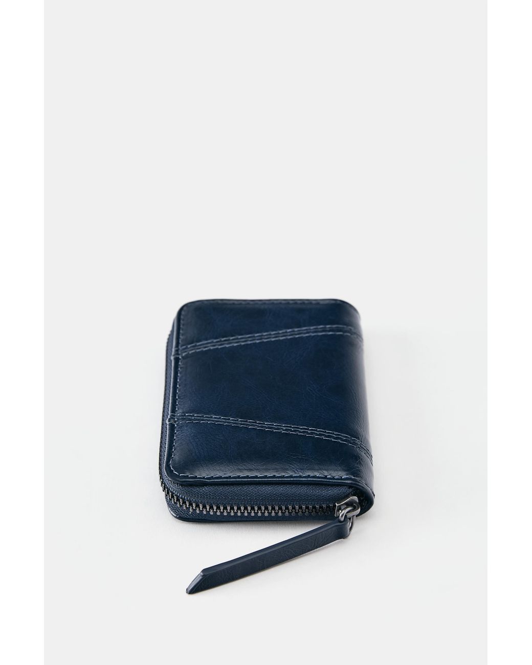 Porte-Monnaie Effet Usé Pull&Bear en coloris Blue