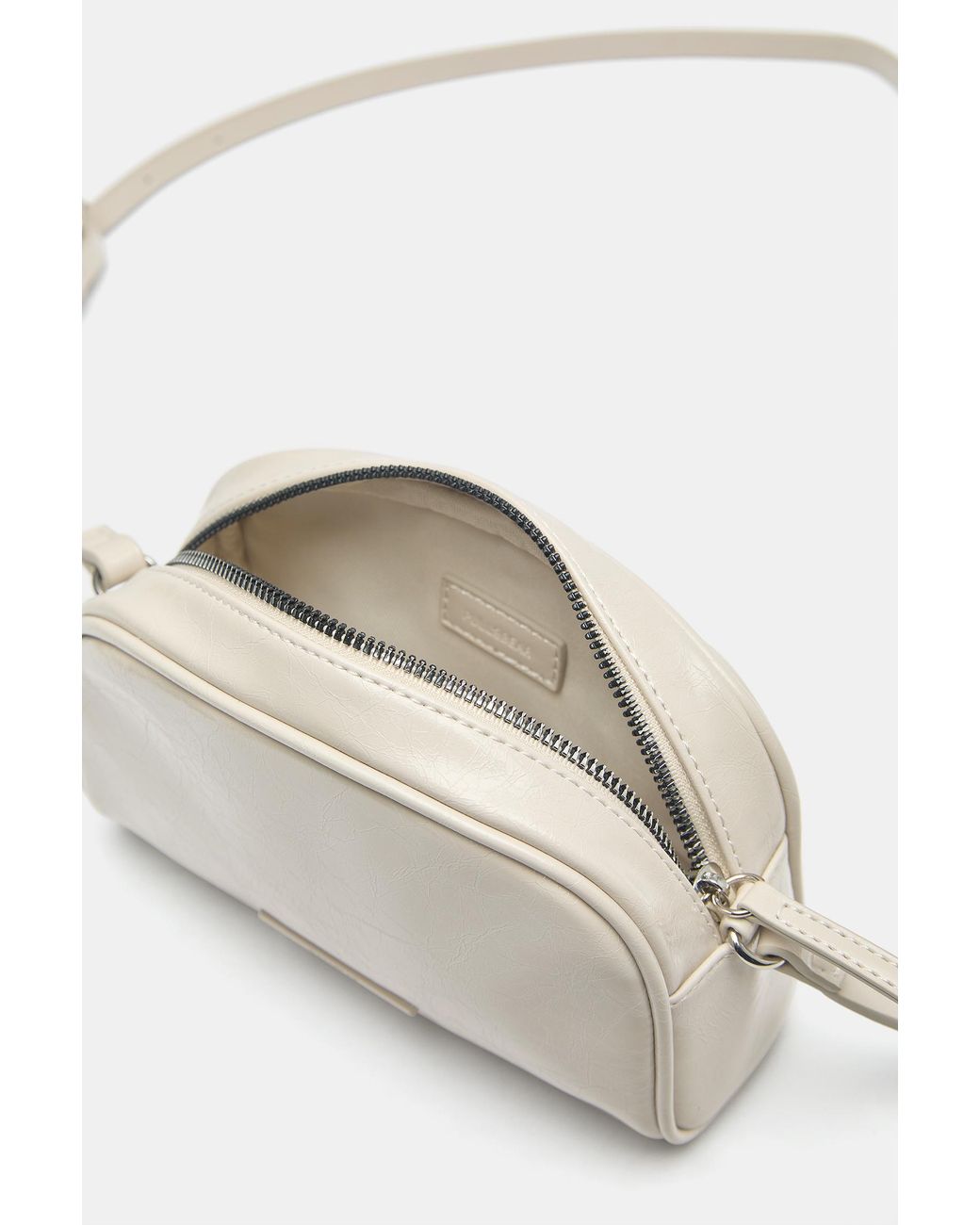 Pull&Bear White Basic Crossbody Bag