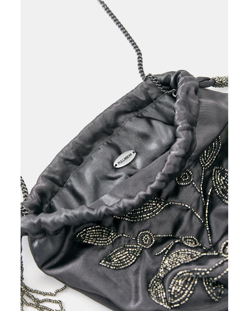 Borsa A Secchiello Con Perline di Pull&Bear in Blue