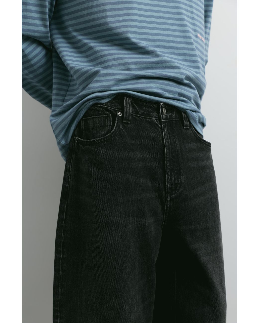 Pull&Bear Baggy Pofmouw Jeans in het Gray voor heren