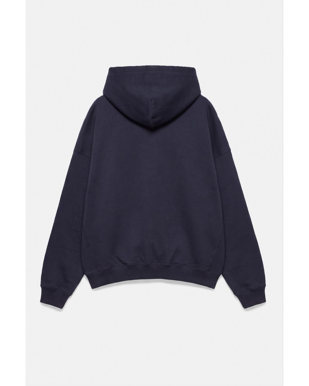 Pull&Bear Blue Boxy Fit Hoodie for men