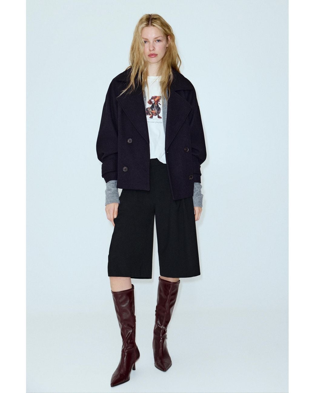 Bottes À Talon À Boucle Pull&Bear en coloris Blue