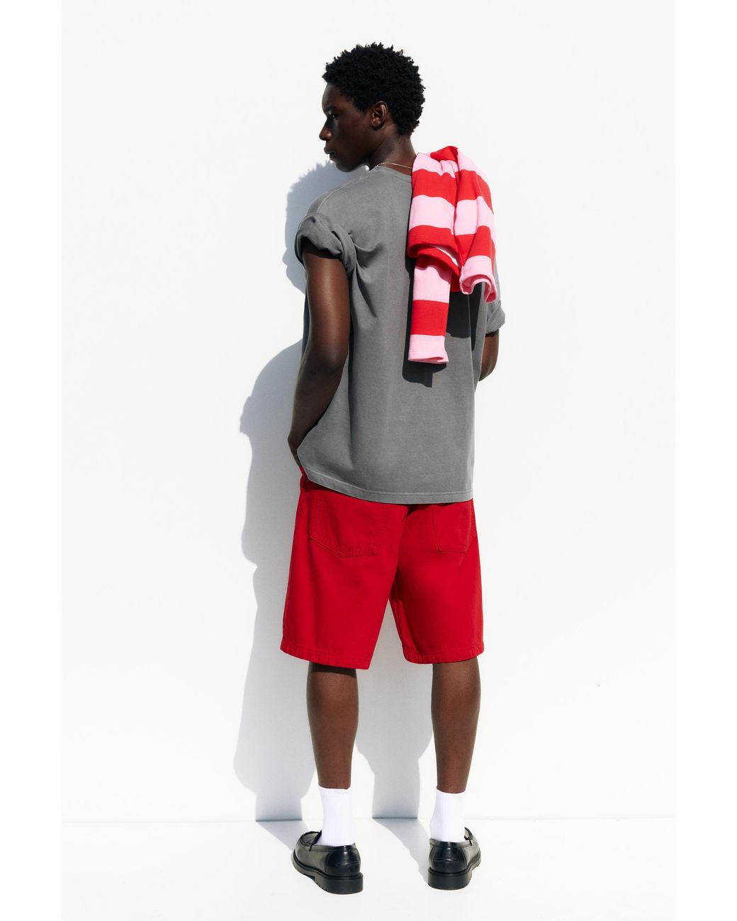 Pull&Bear Red Stwd Unwritten Living T-Shirt for men