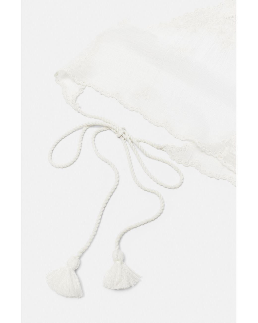 Pull&Bear White Besticktes Tuch