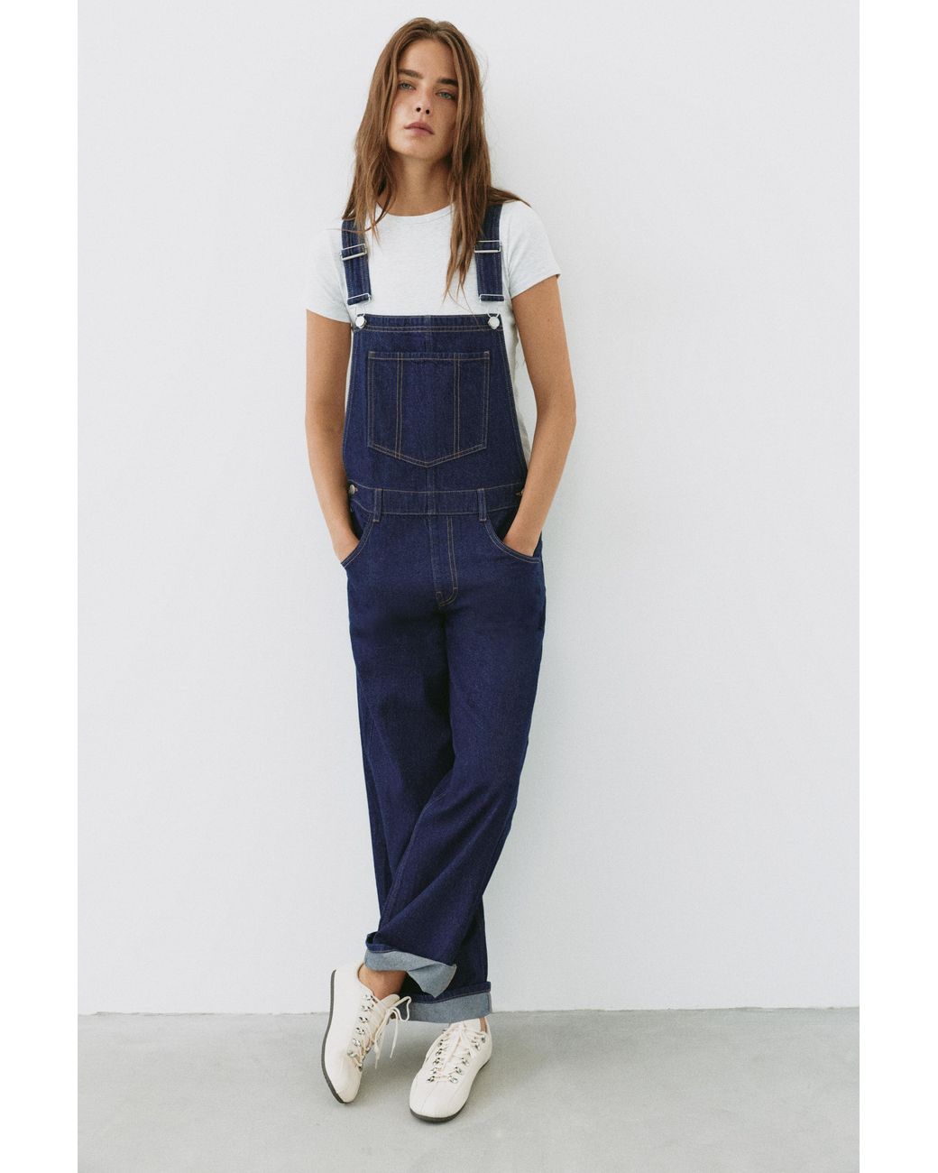 Salopette Lunga di Pull&Bear in Blue