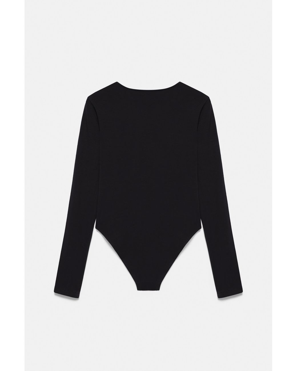 Pull&Bear Black V-Neck Bodysuit