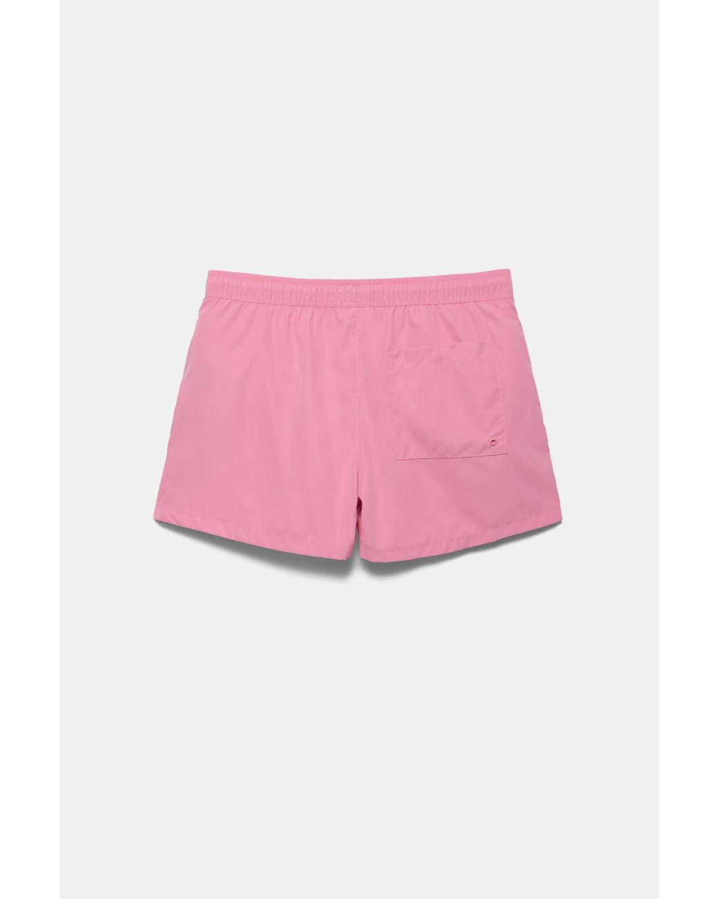 Pull&Bear Pink Basic Swimming Trunks for men
