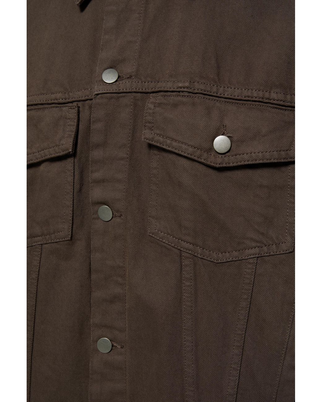 Pull&Bear Denim Truckerjack in het Brown voor heren