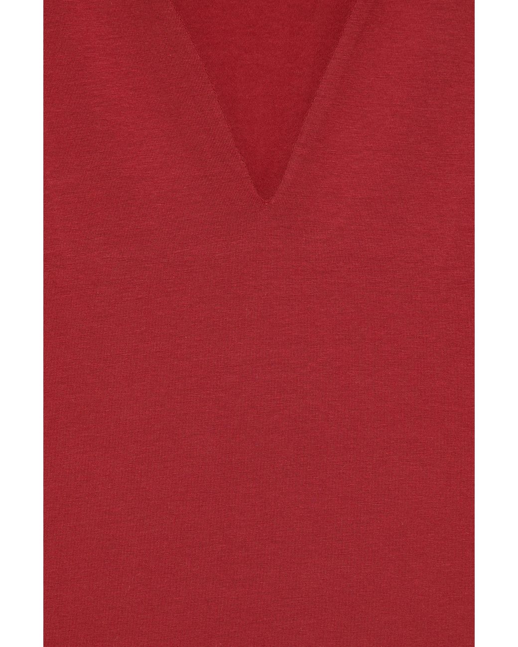 Body Col En V Pull&Bear en coloris Red