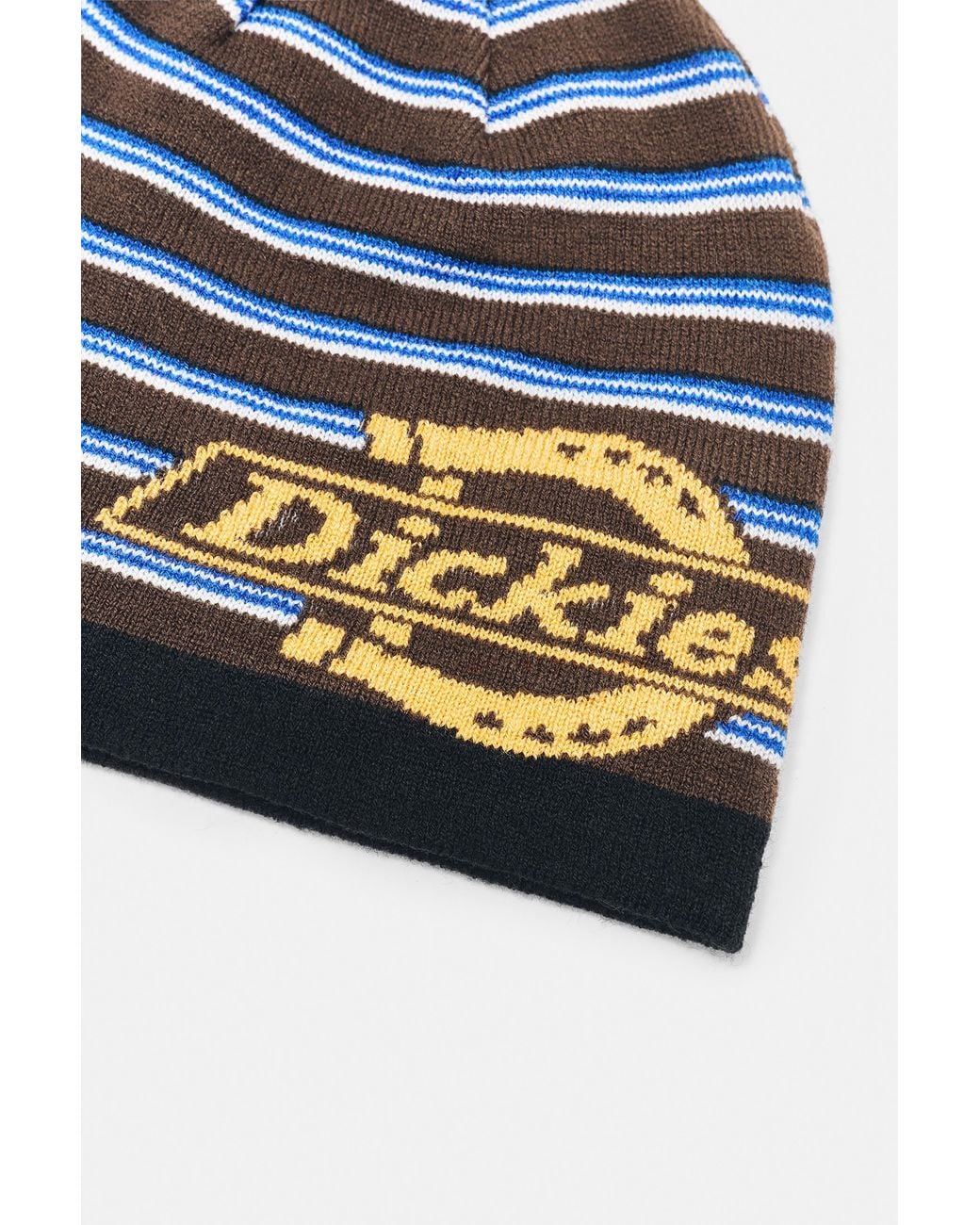 Pull&Bear Blue Dickies Striped Beanie for men