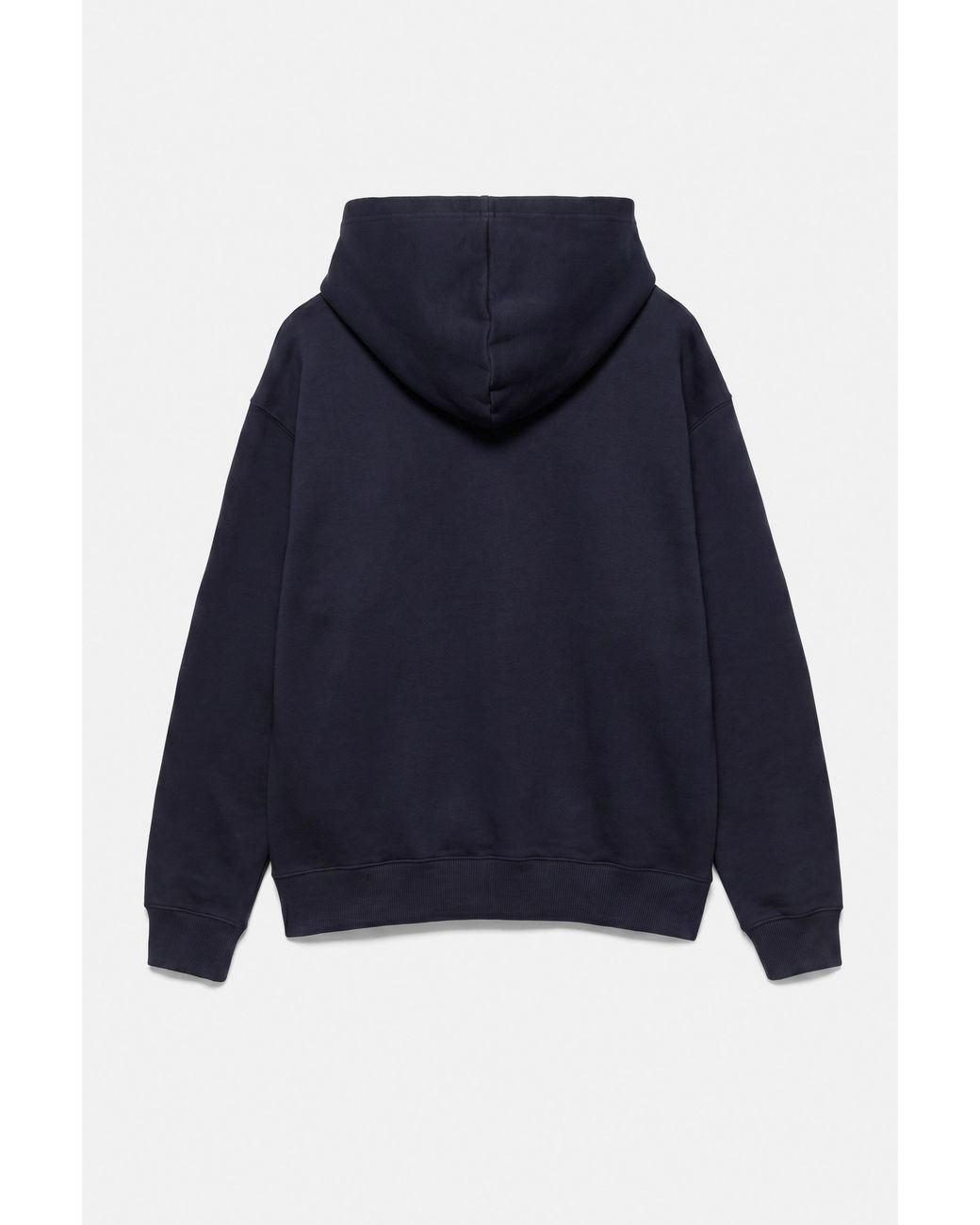 Pull&Bear Blue Basic Hoodie for men