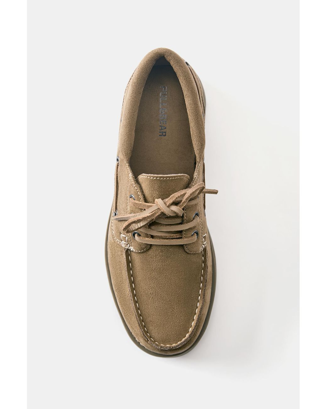 Pull&Bear Gray Boat Shoes for men