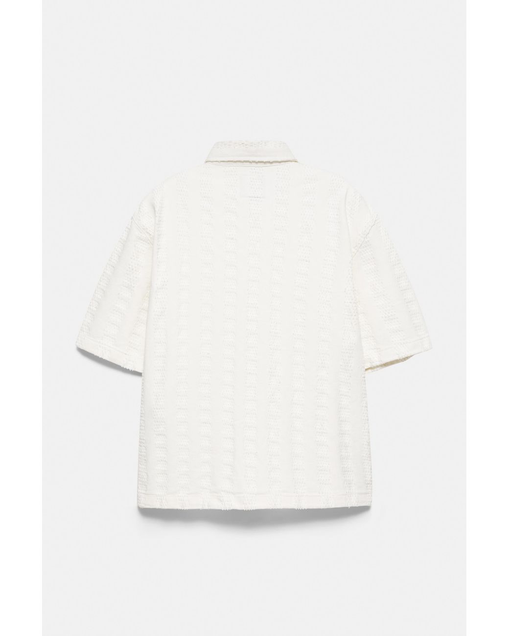 Pull&Bear Jacquard Overhemd in het White voor heren