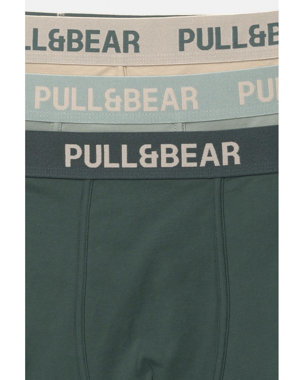 Pull&Bear Pack Met 3 Boxershorts Met -Logo in het Multicolor voor heren