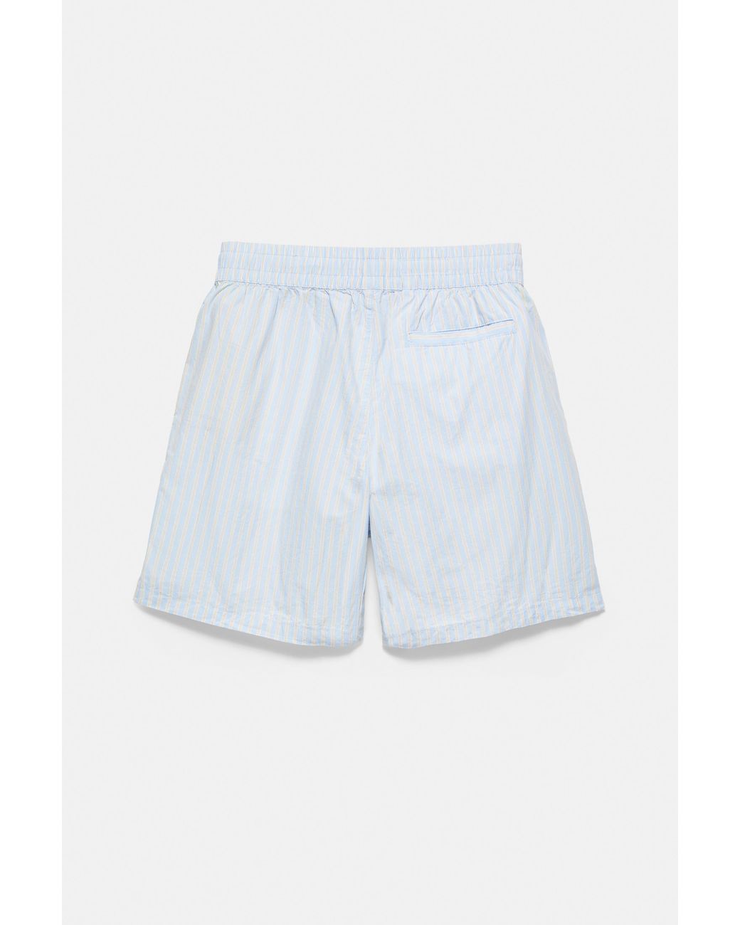 Pull&Bear Multicolor Striped Pyjama-Style Bermuda Shorts for men