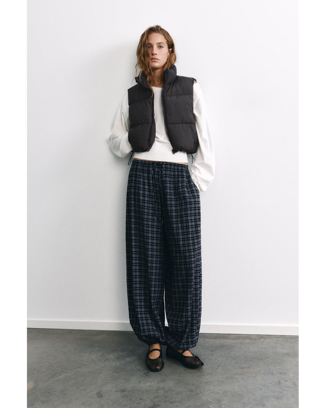 Pull&Bear Black Padded Gilet