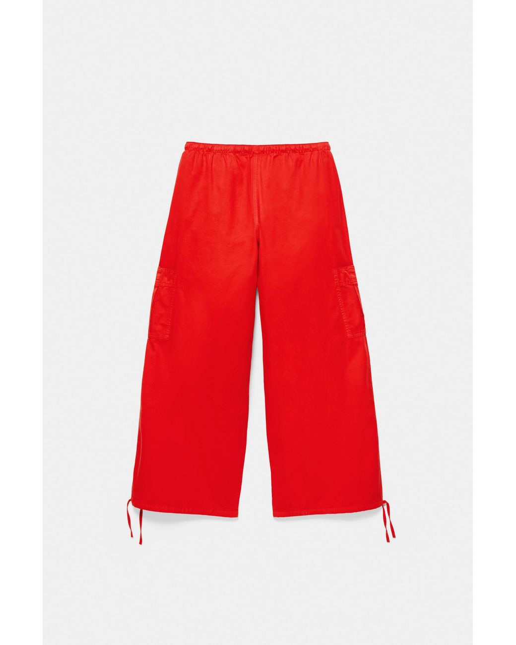 Pantalon Parachute Cargo Pull&Bear en coloris Gray