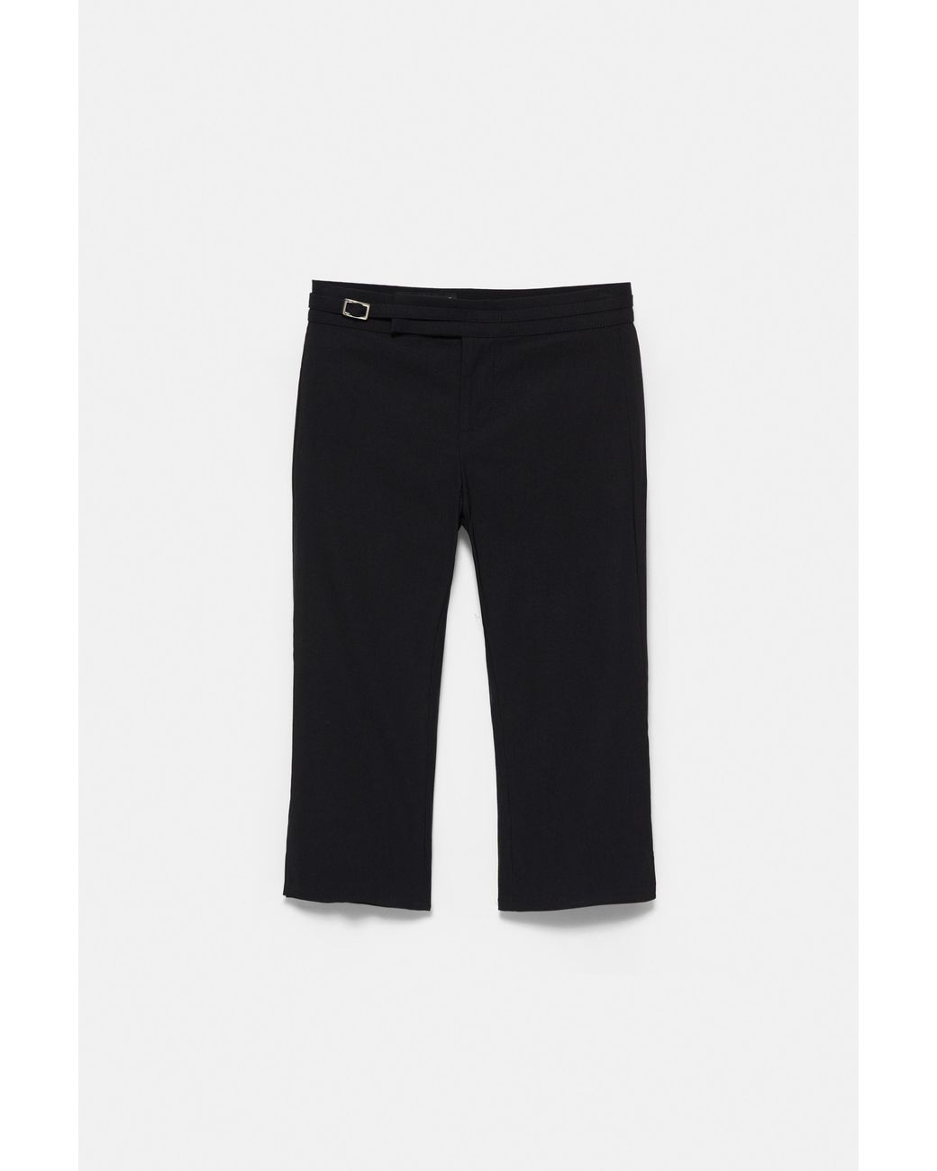 Pull&Bear Green Belted Capris