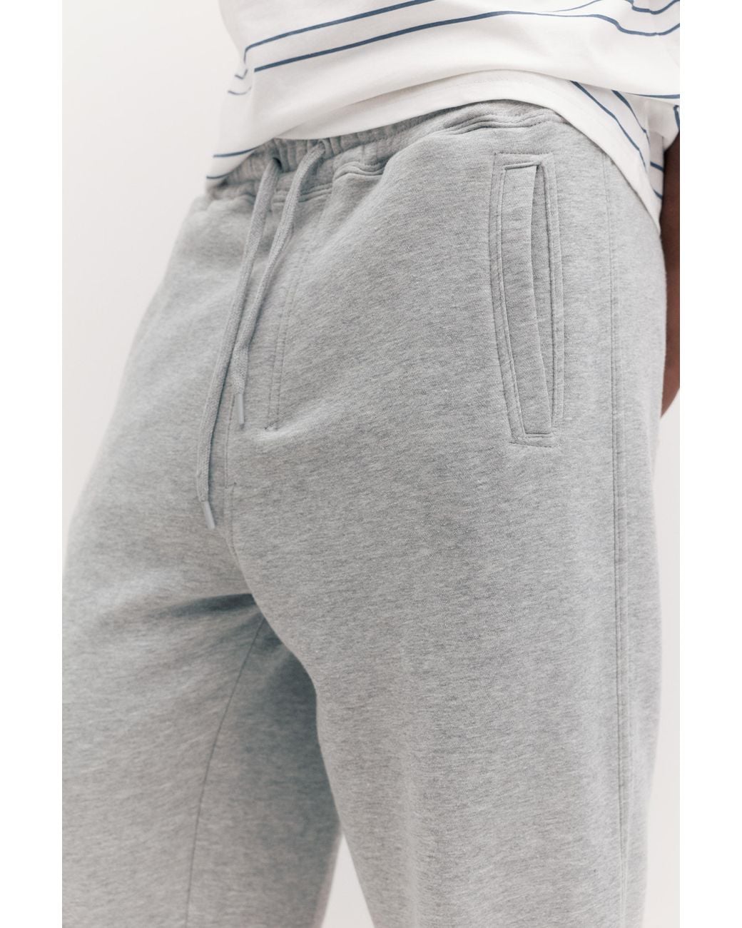 Pull&Bear Basic Baggy Joggingbroek in het Gray voor heren