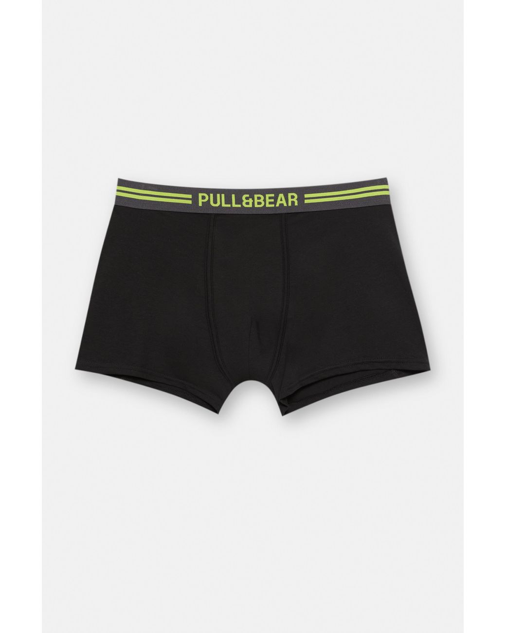 Pull&Bear Black Pack Of 3 Boxers for men