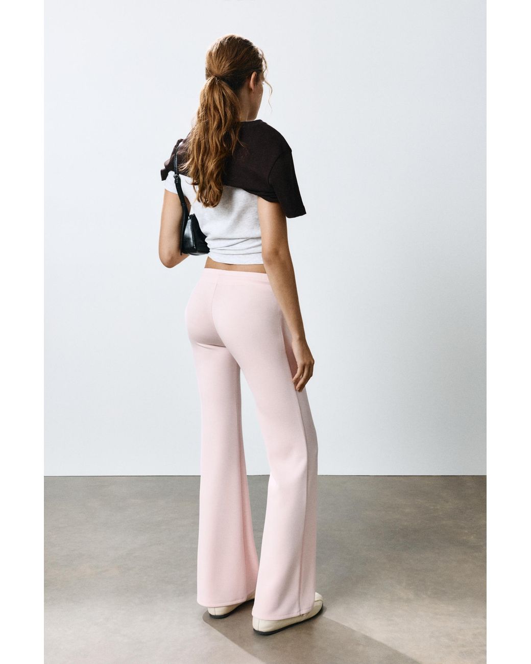 Pull&Bear Multicolor Schlaghose Mit Weichem Griff