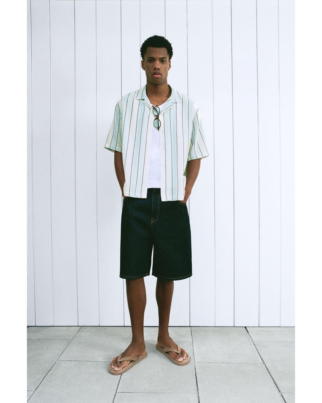 Chemise Rustique À Pull&Bear pour homme en coloris Gray