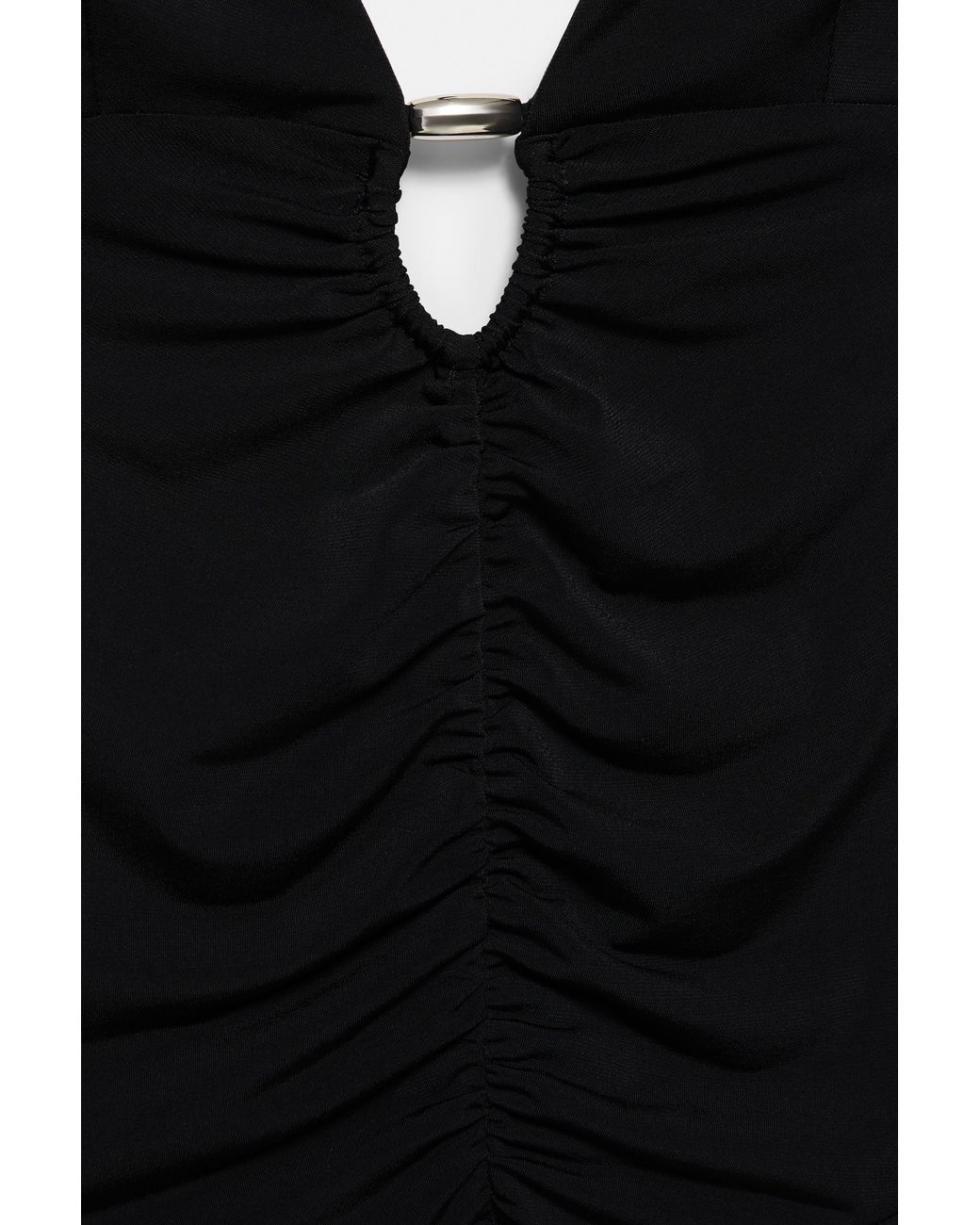 Pull&Bear Blue Gathered Halter Bodysuit