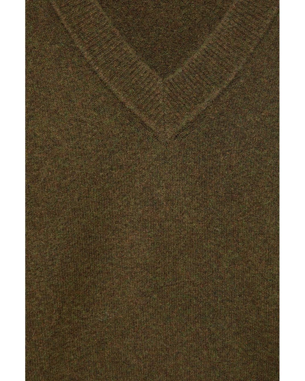 Pullover Boxy Con Scollo A V di Pull&Bear in Green