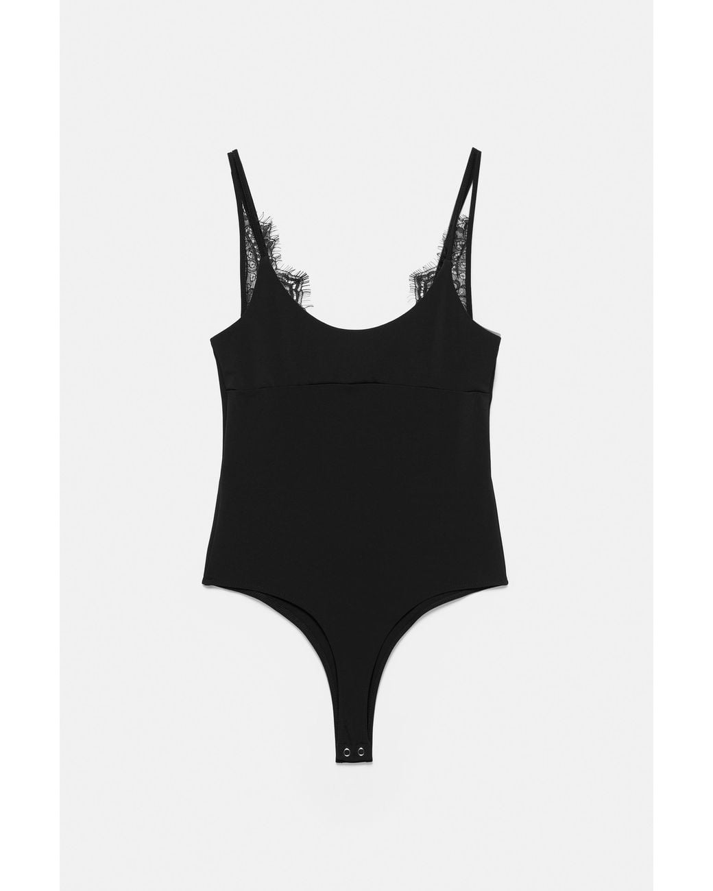 Pull&Bear Blue Strappy Lace Bodysuit