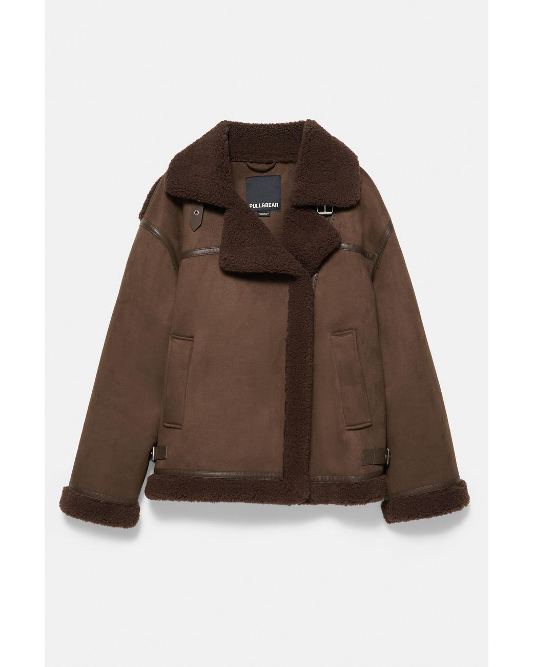 Pull&Bear Dubbelzijdig Bikerjack in het Gray