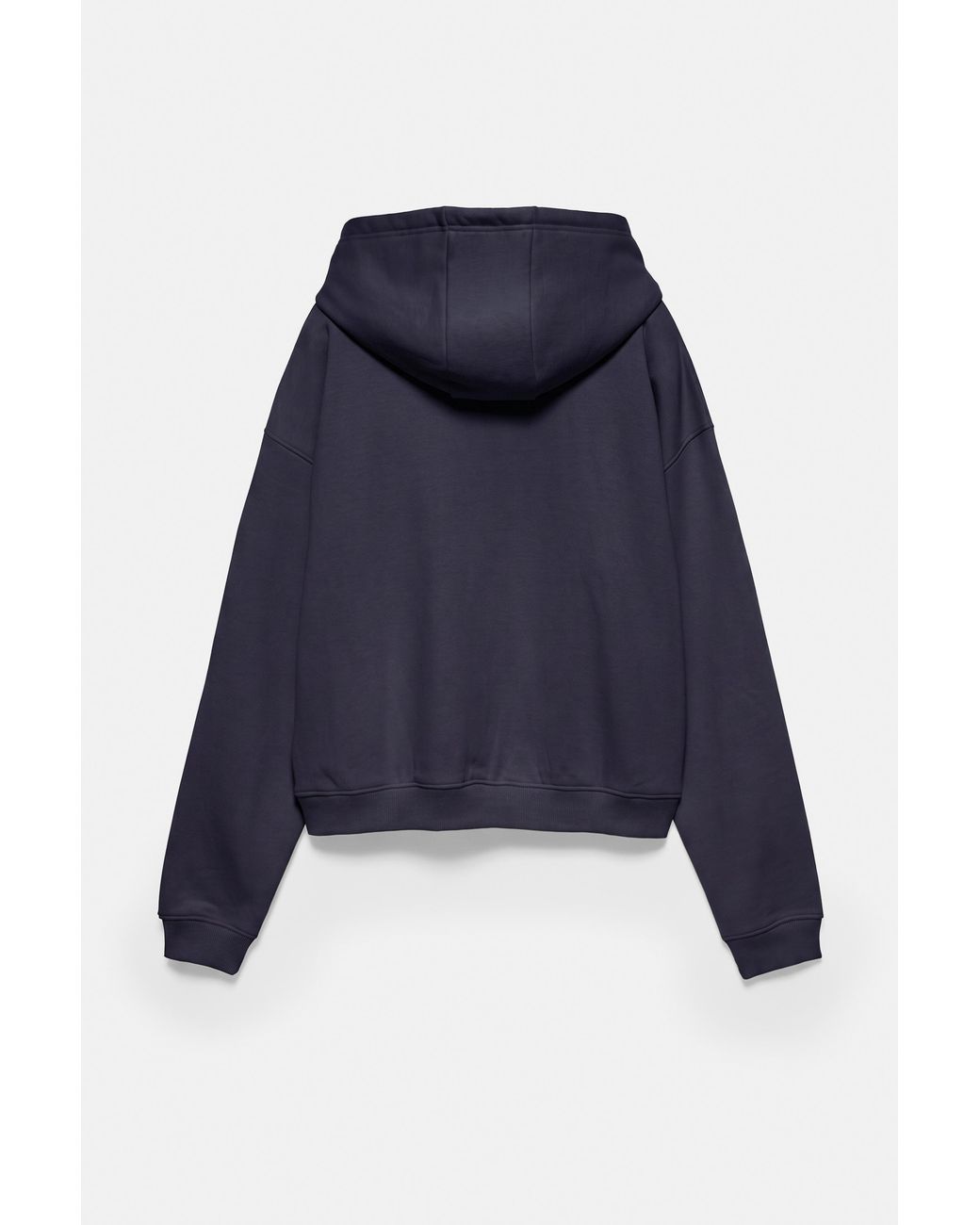 Pull&Bear Blue Zip-Up Hoodie for men