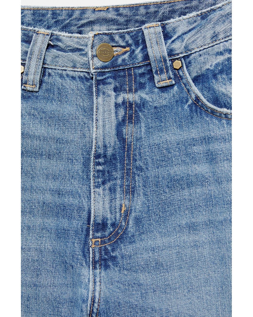 Pull&Bear Blue Dickies Straight-Leg Jeans for men