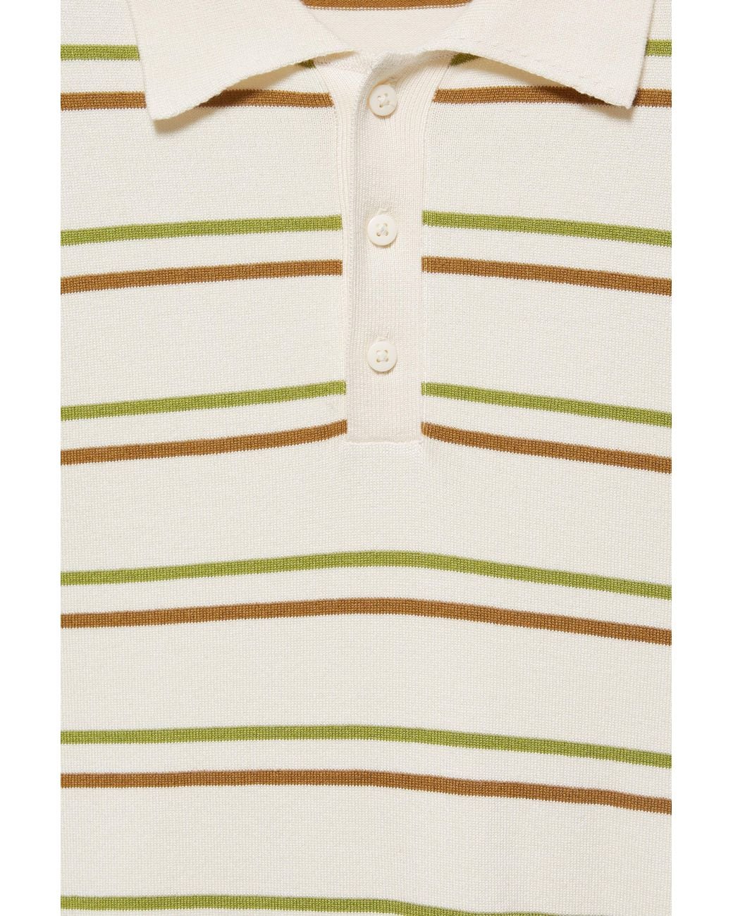 Polo Rayé Manches Courtes Pull&Bear pour homme en coloris Gray