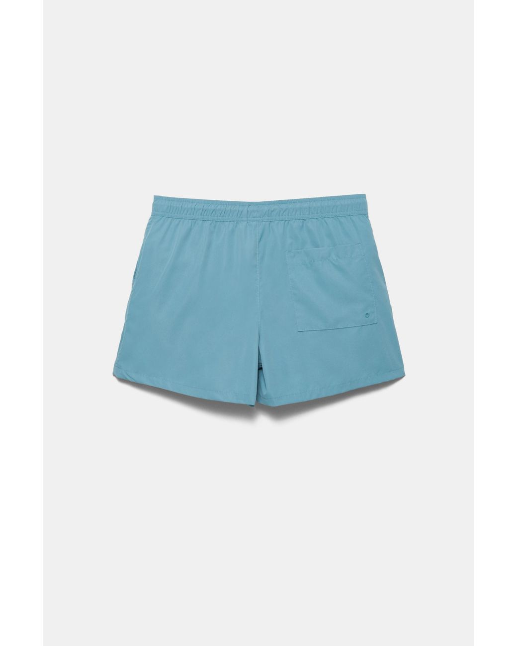 Pull&Bear Blue Basic Swimming Trunks for men