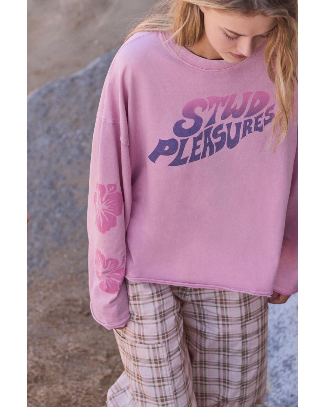 Pull&Bear Pink Pleasures X Stwd Long Sleeve T-Shirt