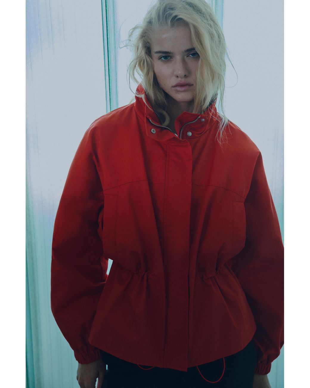 Pull&Bear Waist-Gathered Jacket