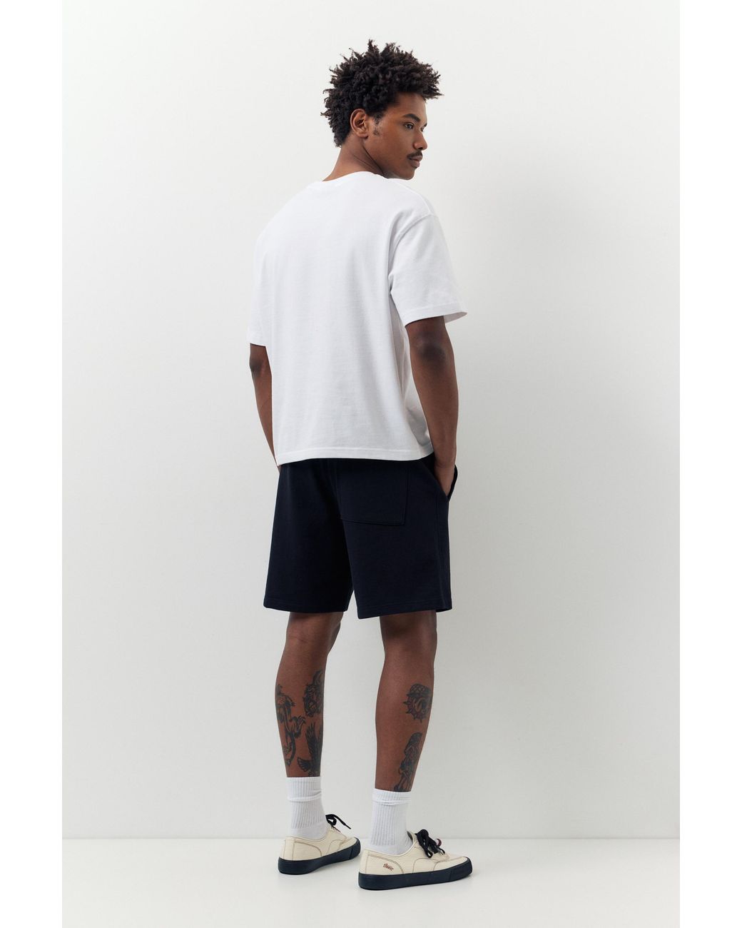Pull&Bear White 2-Pack Of Stwd Bermuda Sweat Shorts for men