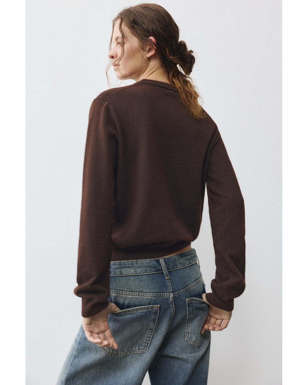 Pull&Bear Blue Basic Soft Knit Jumper